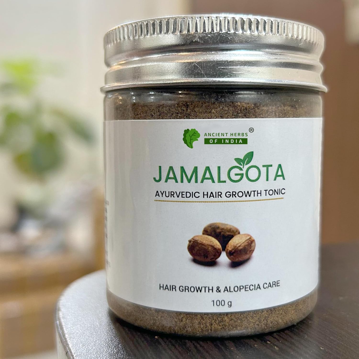Jamalgota Ayurvedic Hair Growth Powder 100gm Each -Pack of 2