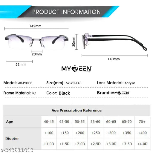 Anti-blue Progressive - Reading Glasses