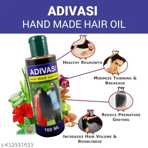 ADIVASI Herbal Hair Oil (Pack of 2)