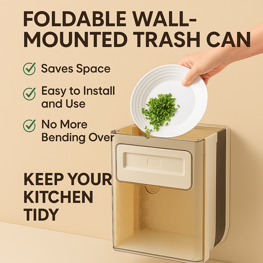 Foldable Wall Mounted Trash Can